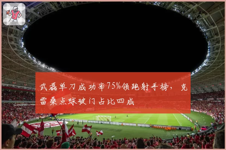 武磊单刀成功率75%领跑射手榜，克雷桑点球破门占比四成