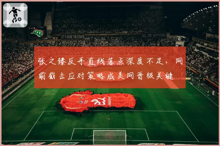 张之臻反手直线落点深度不足，网前截击应对策略成美网晋级关键